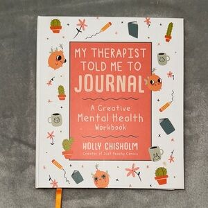 Creative Mental Health Workbook - White and Orange